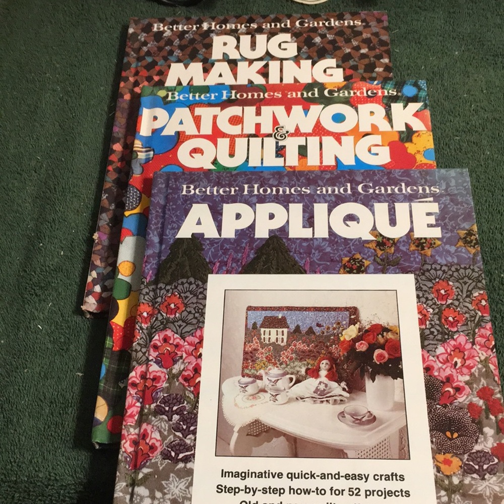 Vintage 1981, bundle of three BH&G Hardcover books